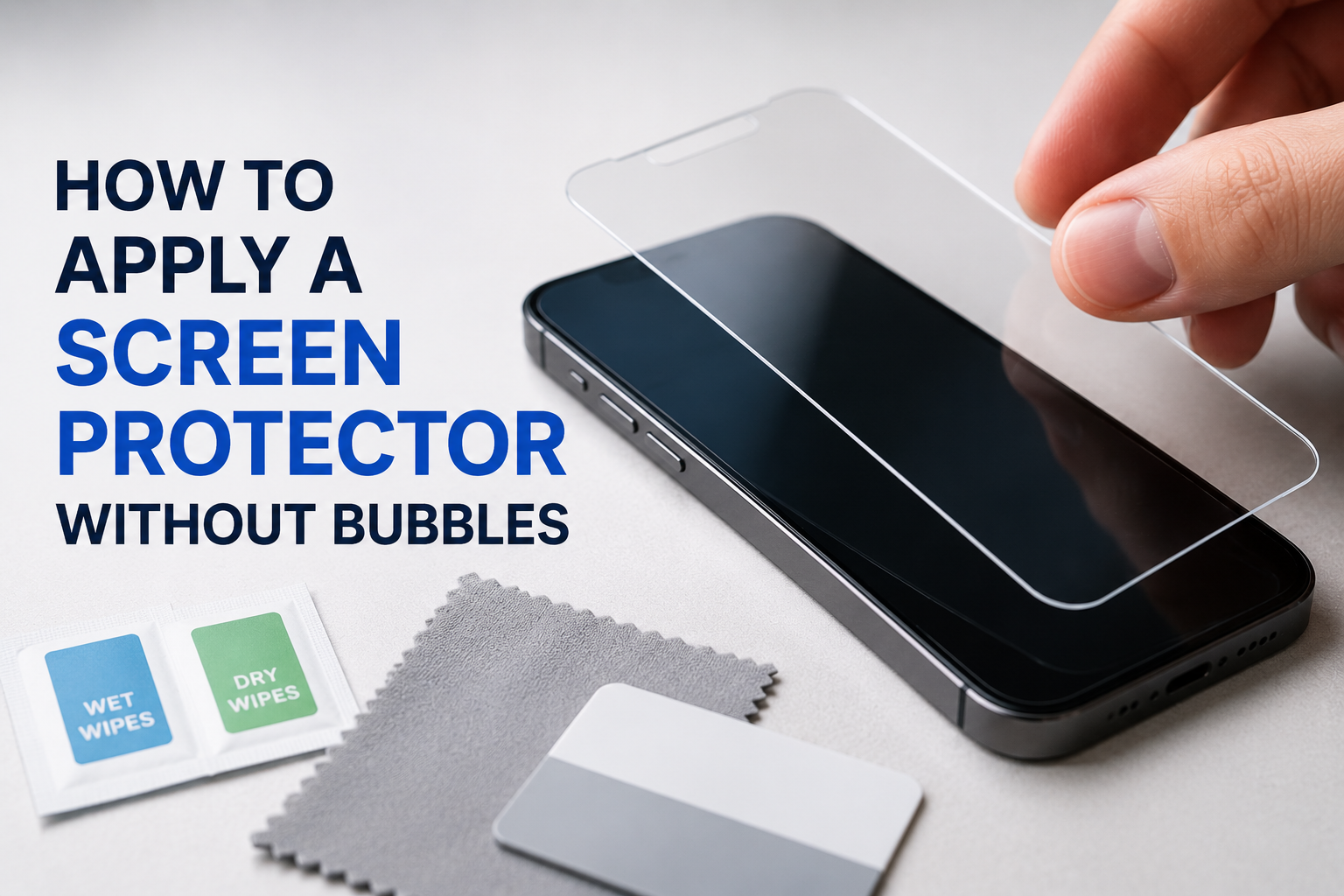 How to Apply a Bubble-Free Screen Protector