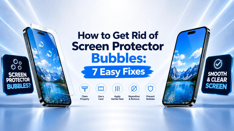 How to Get Rid of Screen Protector Bubbles: 7 Easy Fixes